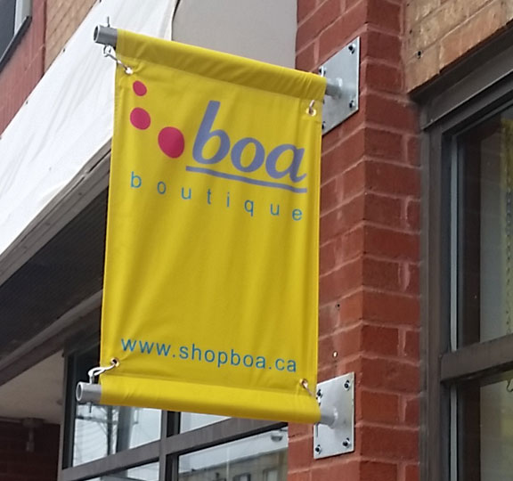 Fabric Blade Signs